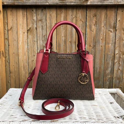 michael kors kimberley satchel brown mulberry|Michael Kors handbags.